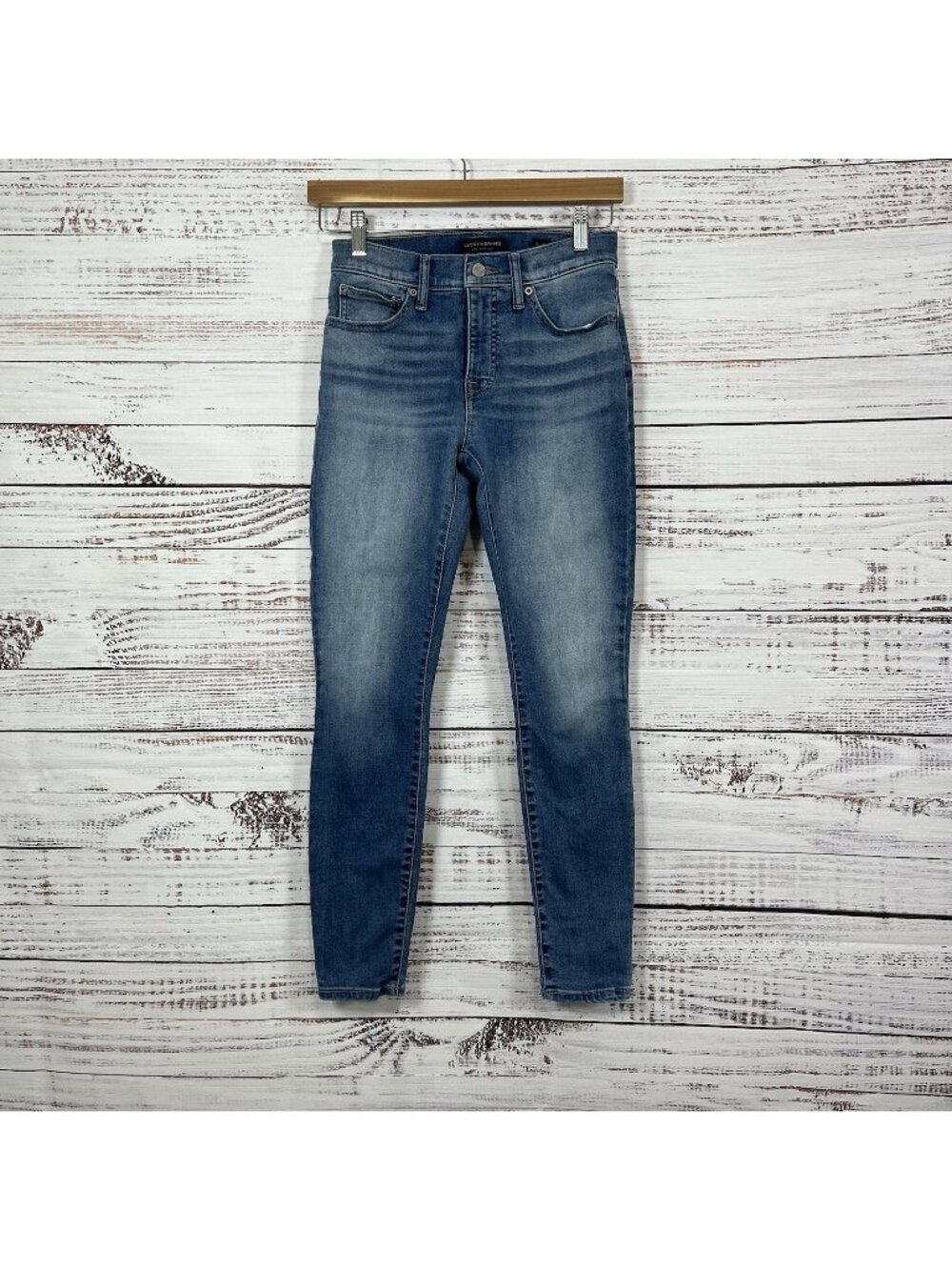 Lucky Brand AVA Mid Rise Skinny Ankle Light Wash Jeans